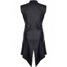 Veste longue sans manche wetlook Marco - Regnes