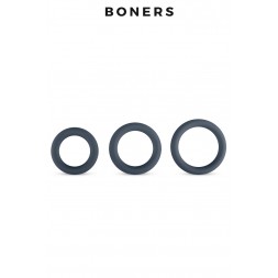 Kit de 3 anneaux de pénis - Boners