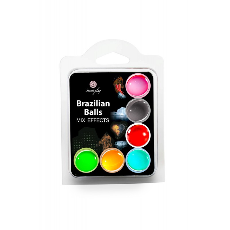 6 Brazilian balls avec effets différents 6 Brazilian balls avec effets différents