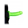Gode-ceinture creux phosphorescent  18cm - Ouch Gode-ceinture creux phosphorescent  18cm - Ouch