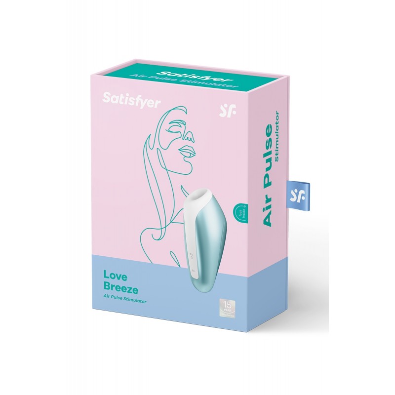 Stimulateur de clitoris Breeze bleu - Satisfyer Stimulateur de clitoris Breeze bleu - Satisfyer
