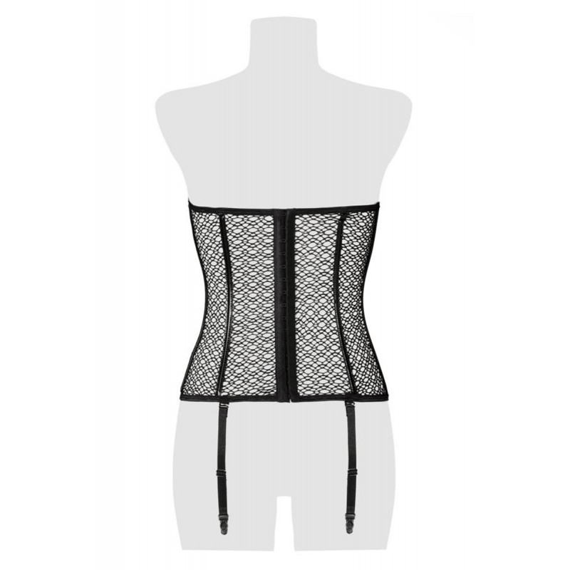 Corset bustier à jarretelles - Grey Velvet Corset bustier à jarretelles - Grey Velvet