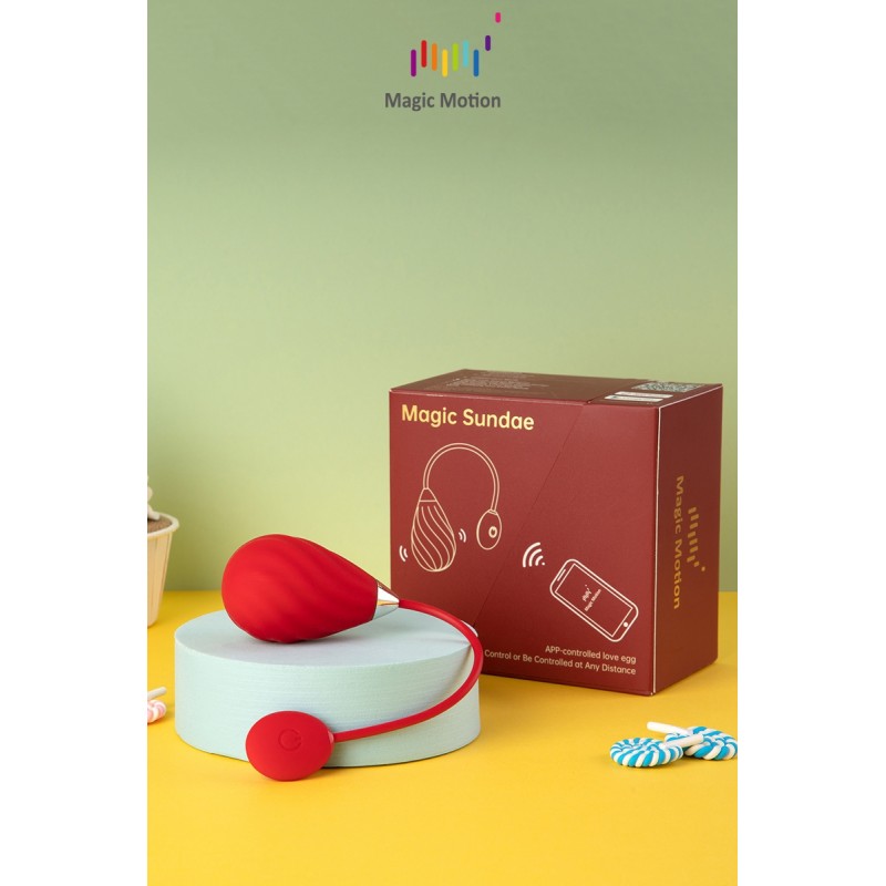 Oeuf vibrant connecté Magic Sundae - Magic Motion Oeuf vibrant connecté Magic Sundae - Magic Motion