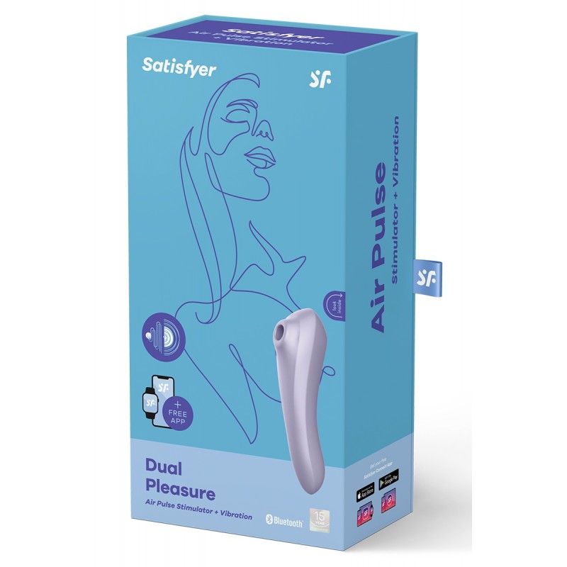 Stimulateur Satisfyer Dual Pleasure mauve Stimulateur Satisfyer Dual Pleasure mauve