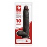 Vibro XXL The Power Black 31 x 6 cm - Captain Red Vibro XXL The Power Black 31 x 6 cm - Captain Red