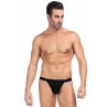 String homme noir résille String homme noir résille