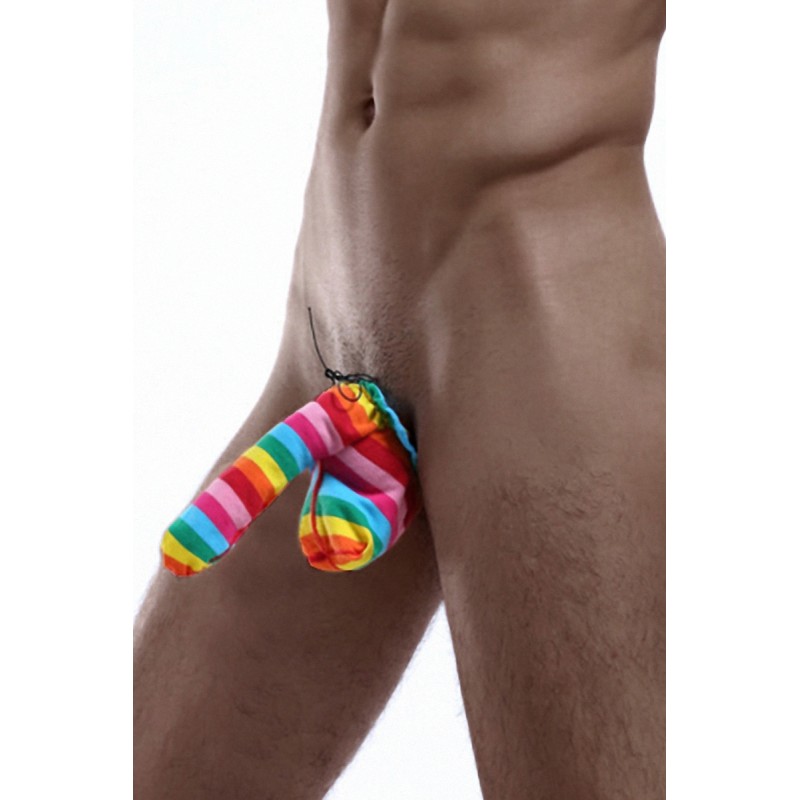 Cache-sexe multicolore Cache-sexe multicolore