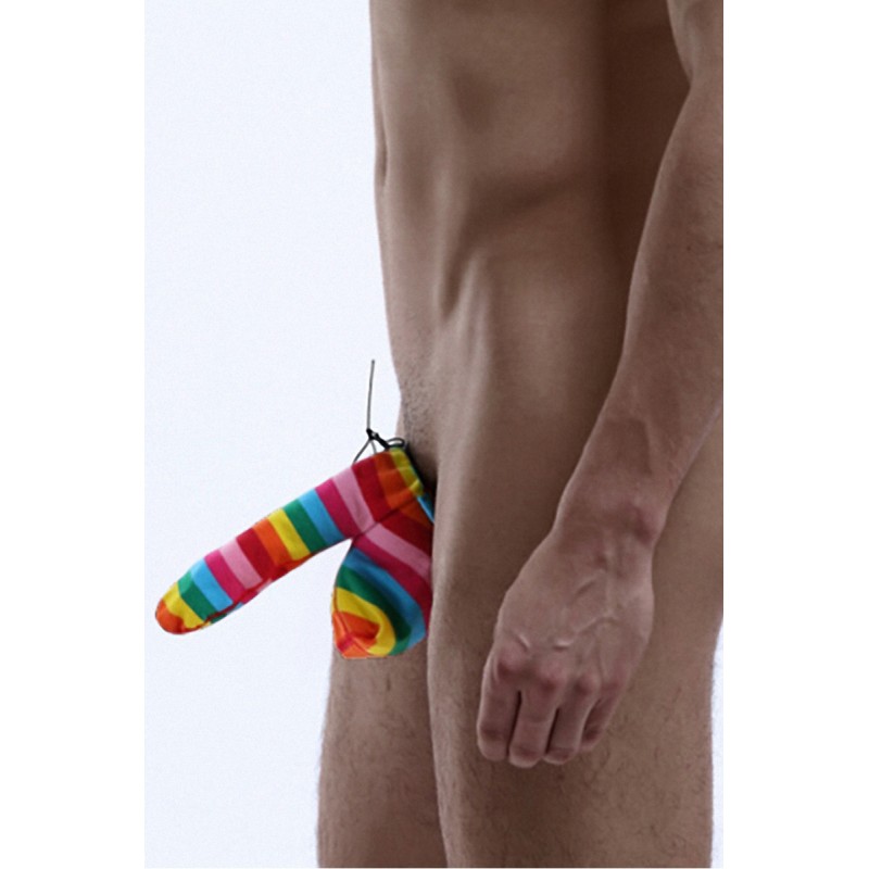 Cache-sexe multicolore Cache-sexe multicolore