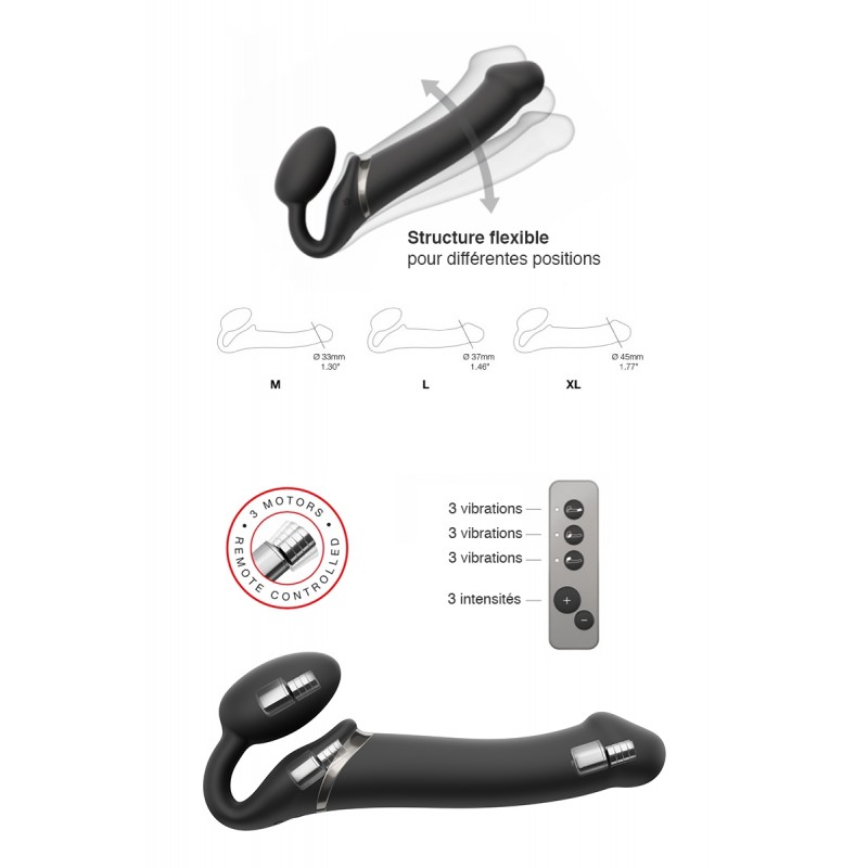 Strap-on-me vibrant noir L Strap-on-me vibrant noir L