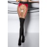 Collants ouverts TI003 - rouge Collants ouverts TI003 - rouge