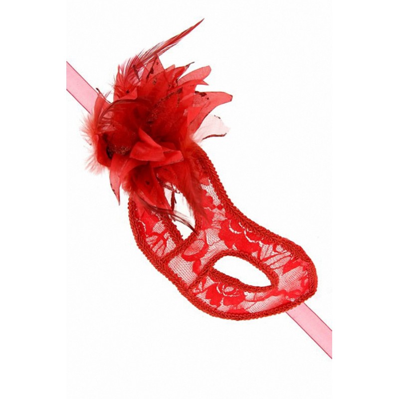 Loup semi-rigide La Traviata - rouge Loup semi-rigide La Traviata - rouge