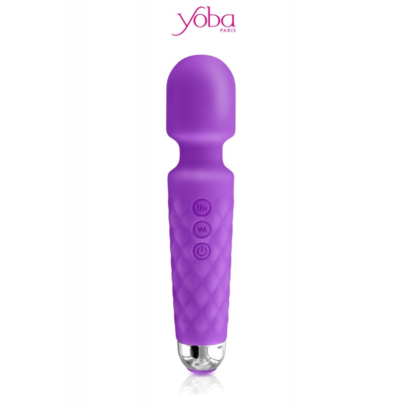 Vibro Love Wand rechargeable violet - Yoba Vibro Love Wand rechargeable violet - Yoba