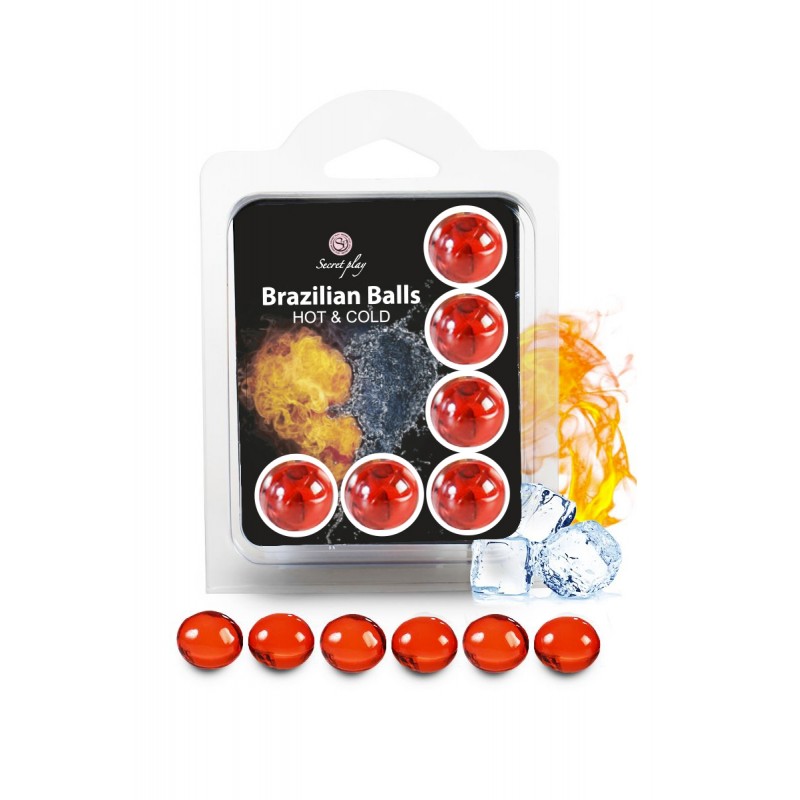 6 Brazillian balls effet chaud & froid 6 Brazillian balls effet chaud & froid