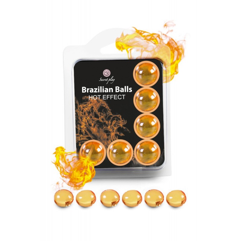 6 Brazilian Balls - effet chaleur 6 Brazilian Balls - effet chaleur