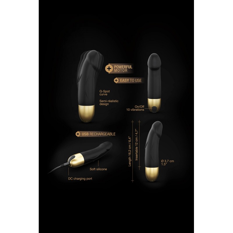 Vibro rechargeable Real Vibration gold S 2.0 - Dorcel Vibro rechargeable Real Vibration gold S 2.0 - Dorcel