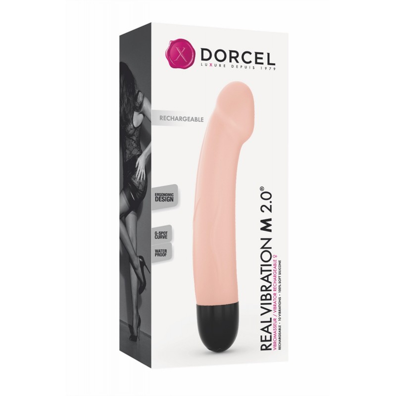 Vibro rechargeable Real Vibration M 2.0 - Dorcel Vibro rechargeable Real Vibration M 2.0 - Dorcel