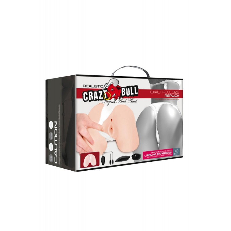 Masturbateur fessier hyper réaliste vibrant - Crazy Bull Masturbateur fessier hyper réaliste vibrant - Crazy Bull