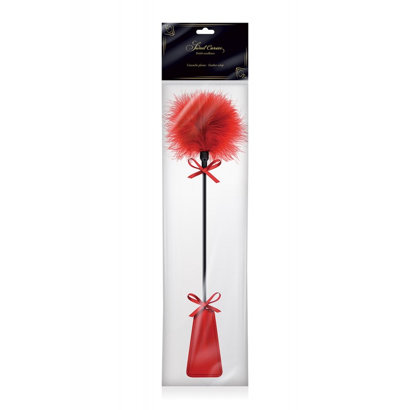 Tapette à pompon rouge - Sweet Caress Tapette à pompon rouge - Sweet Caress