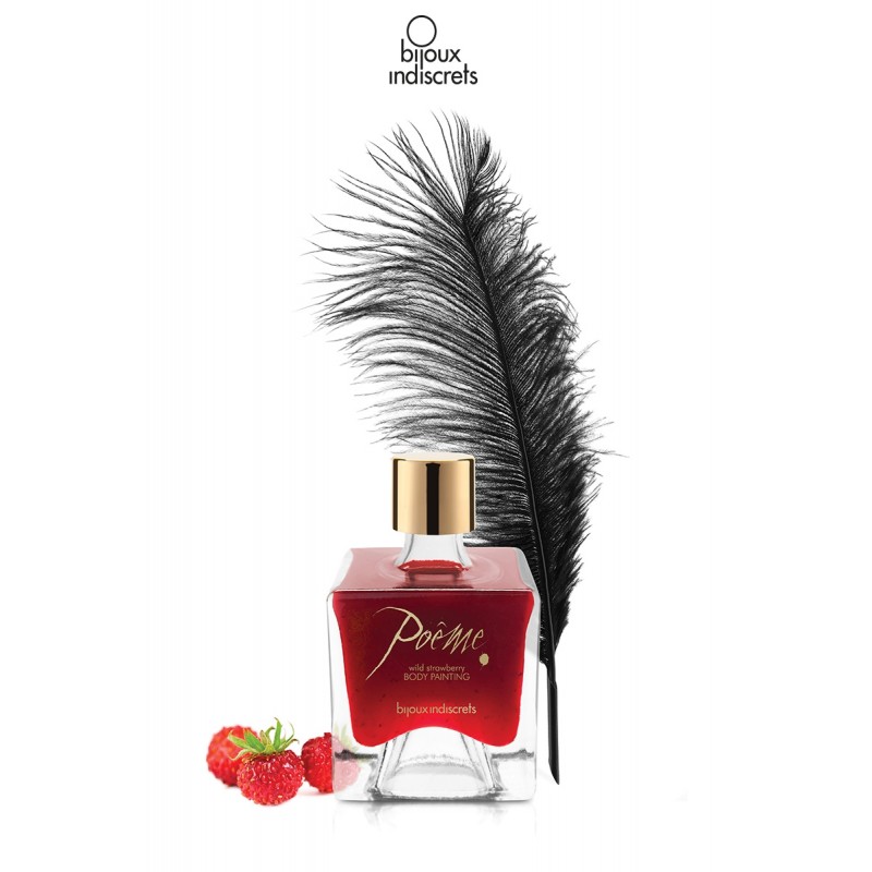 Peinture de corps Poême fraise Peinture de corps Poême fraise