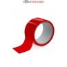 Ruban de soumission rouge 15m - Fétish Tentation Ruban de soumission rouge 15m - Fétish Tentation