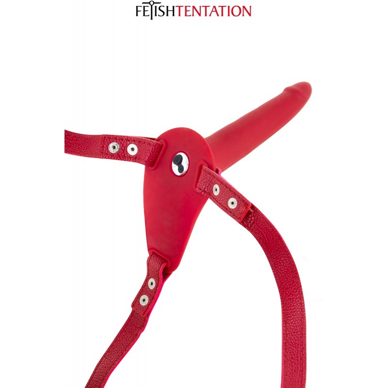 Gode ceinture rouge vibrant Fetish Tentation Gode ceinture rouge vibrant Fetish Tentation