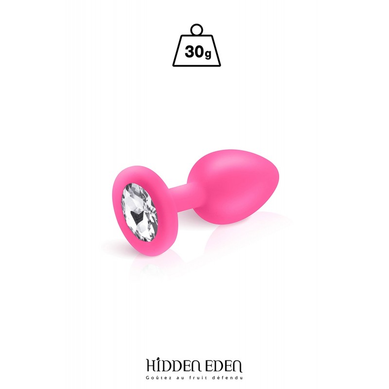 Plug bijou silicone rose S - Hidden Eden Plug bijou silicone rose S - Hidden Eden