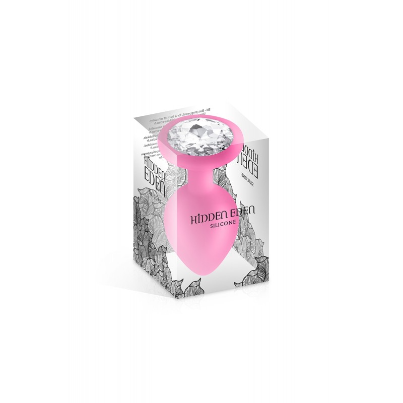 Plug bijou silicone rose M - Hidden Eden Plug bijou silicone rose M - Hidden Eden