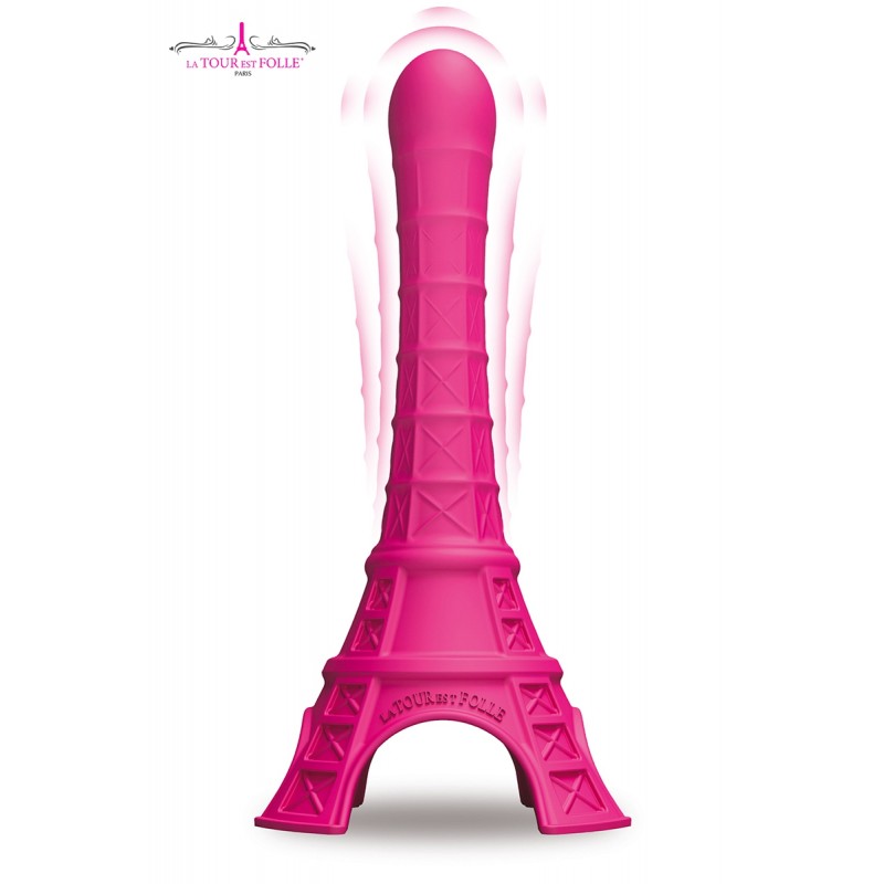 Vibromasseur La Tour Est Folle - rose Vibromasseur La Tour Est Folle - rose