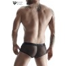 Boxer noir wetlook et mesh - Regnes Boxer noir wetlook et mesh - Regnes