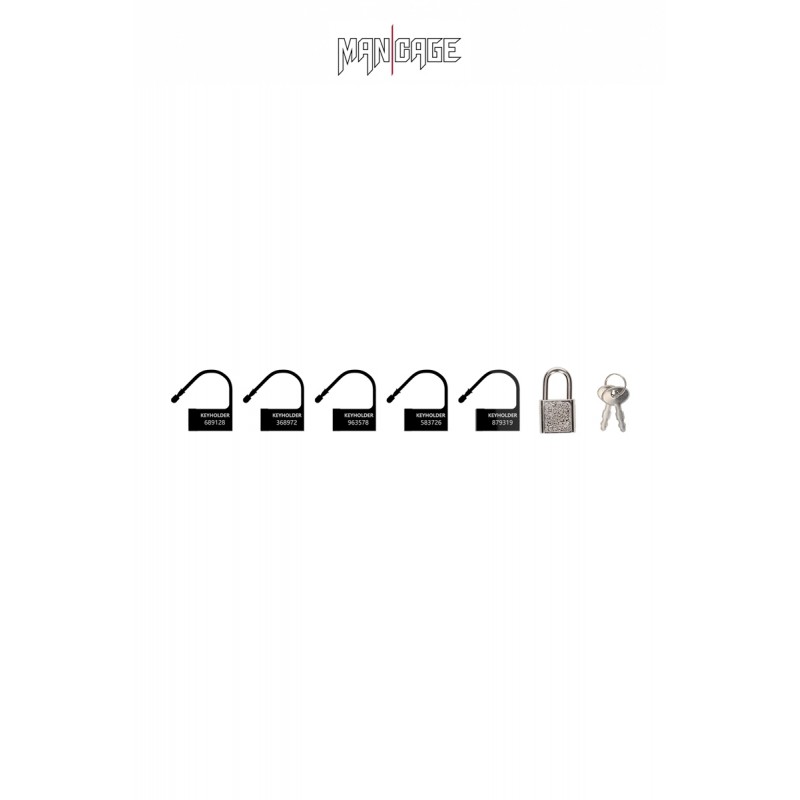 6 Cadenas  noir - Mancage 6 Cadenas  noir - Mancage