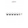 6 Cadenas  noir - Mancage 6 Cadenas  noir - Mancage