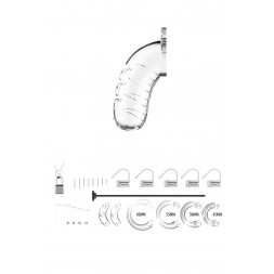Cage de chasteté 10cm avec sonde urétrale - ManCage 16