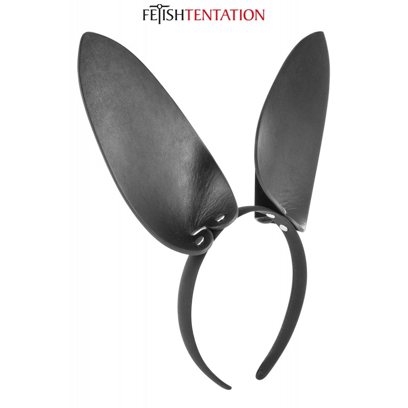 Oreilles de lapin en simili cuir - Fetish Tentation Oreilles de lapin en simili cuir - Fetish Tentation