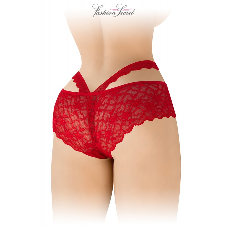 Culotte ouverte rouge Marie - Fashion Secret Culotte ouverte rouge Marie - Fashion Secret
