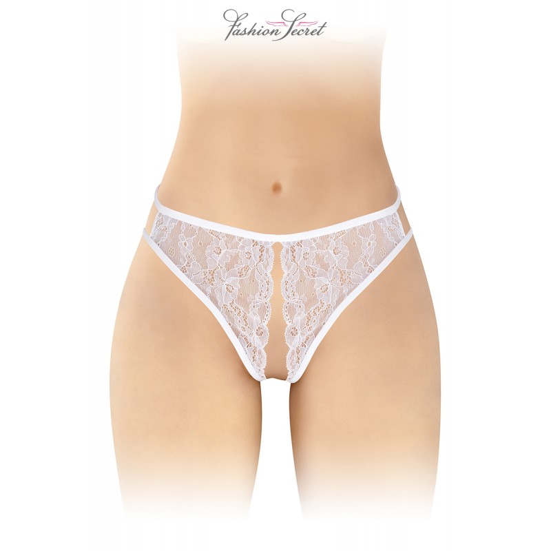 String blanc ouvert Victoria - Fashion Secret String blanc ouvert Victoria - Fashion Secret