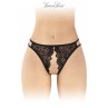 Culotte noire ouverte Annette - Fashion Secret Culotte noire ouverte Annette - Fashion Secret