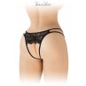 Culotte noire ouverte Annette - Fashion Secret Culotte noire ouverte Annette - Fashion Secret