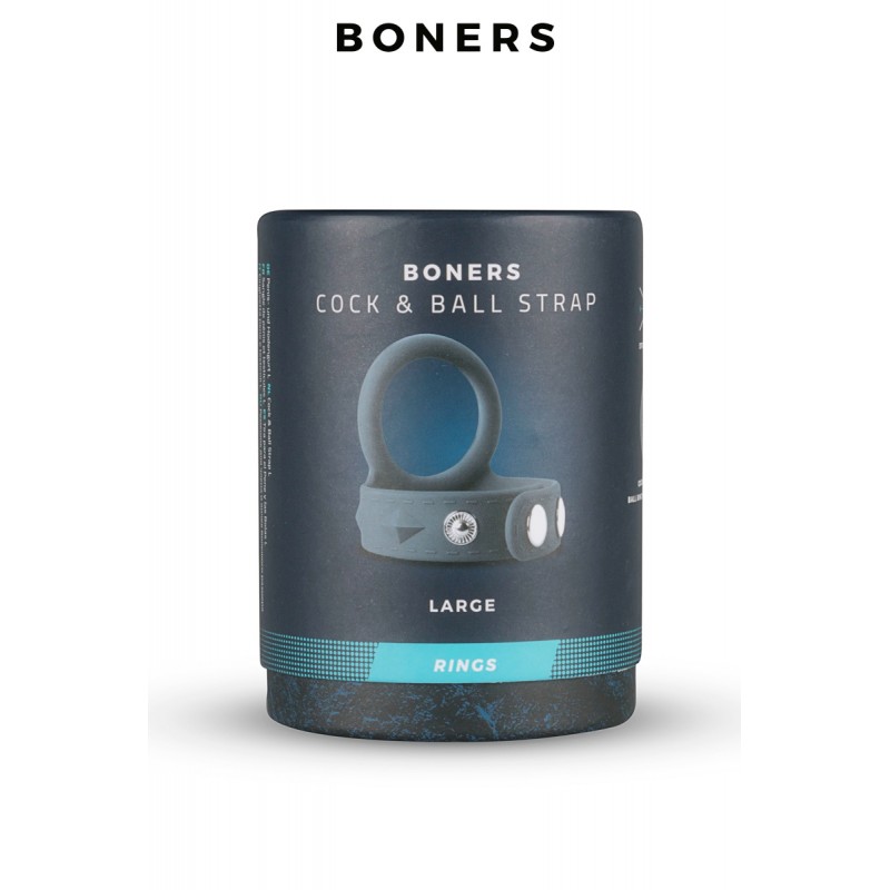 Cock et Ball Strap silicone - Boners Cock et Ball Strap silicone - Boners