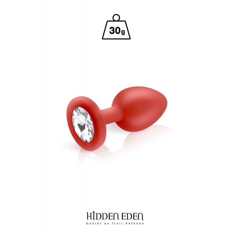Plug bijou silicone rouge S - Hidden Eden Plug bijou silicone rouge S - Hidden Eden