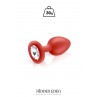 Plug bijou silicone rouge S - Hidden Eden Plug bijou silicone rouge S - Hidden Eden