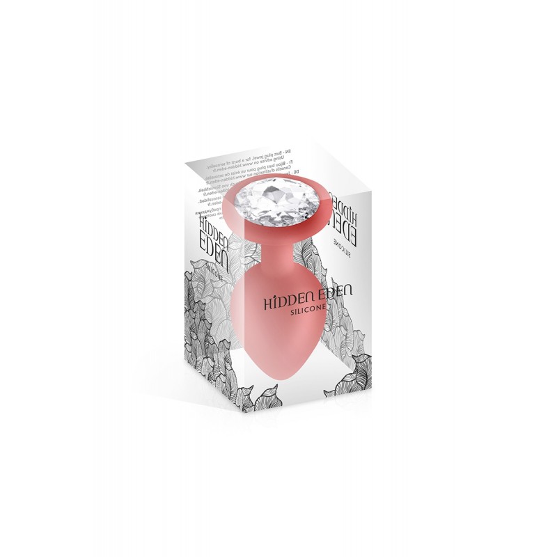 Plug bijou silicone rouge M - Hidden Eden Plug bijou silicone rouge M - Hidden Eden