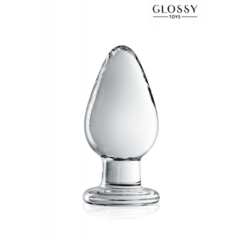 Plug anal verre Glossy Toys n° 25 Clear Plug anal verre Glossy Toys n° 25 Clear