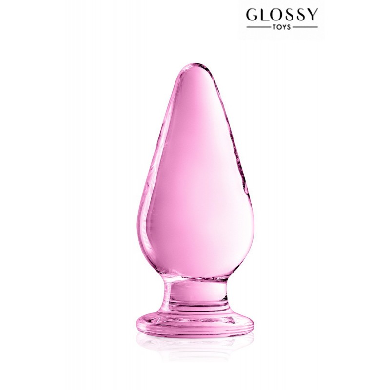 Plug anal verre Glossy Toys n° 26 Pink Plug anal verre Glossy Toys n° 26 Pink