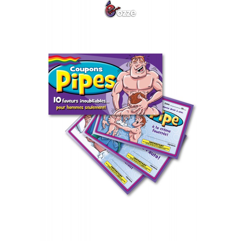 Coupons pipes pour hommes Coupons pipes pour hommes