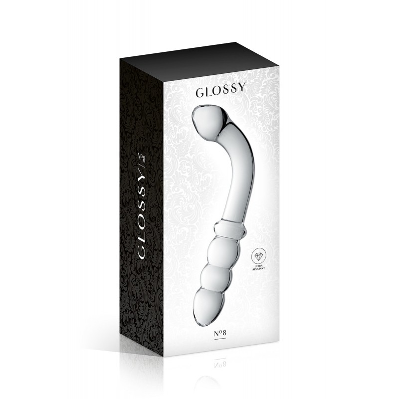 Gode verre Glossy Toys  n°8 Clear Gode verre Glossy Toys  n°8 Clear