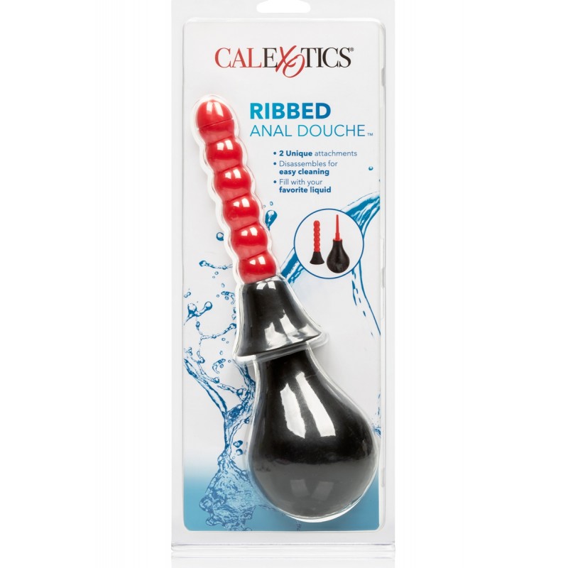 Poire anale Ribbed Anal Douche - Calexotics Poire anale Ribbed Anal Douche - Calexotics