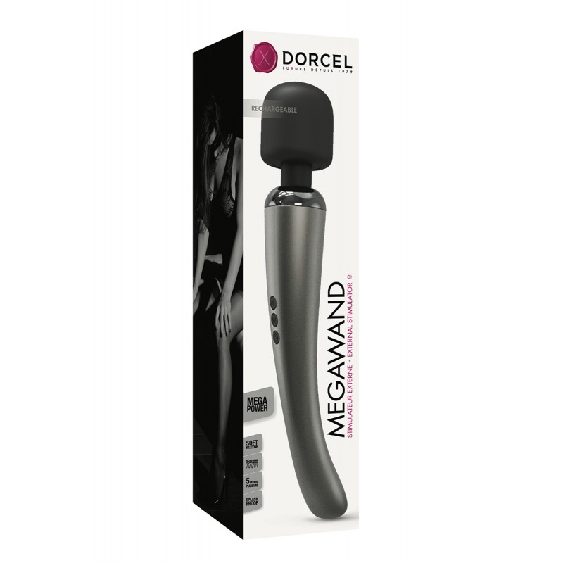 Stimulateur Megawand Silver - Dorcel Stimulateur Megawand Silver - Dorcel