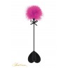 Tapette coeur avec pompon fuchsia - Sweet Caress Tapette coeur avec pompon fuchsia - Sweet Caress