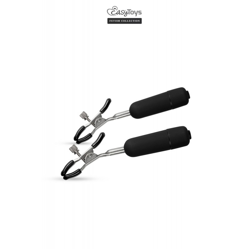 Pinces à tétons vibrantes  - Easytoys Fetish Collection Pinces à tétons vibrantes  - Easytoys Fetish Collection