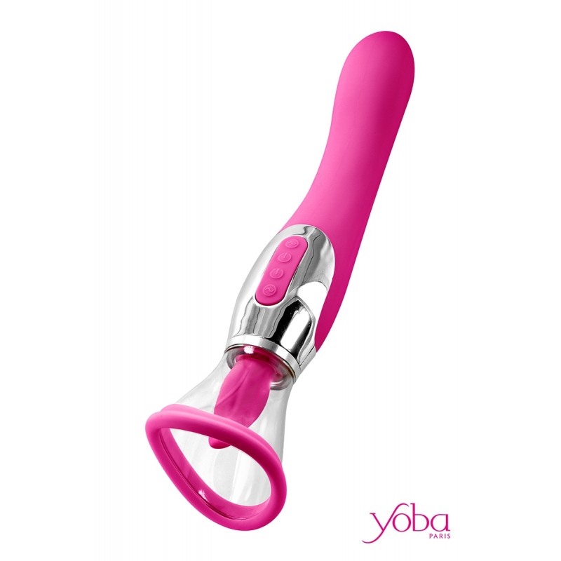 Stimulateur 4 en 1 Harmony fuchsia - Yoba Stimulateur 4 en 1 Harmony fuchsia - Yoba